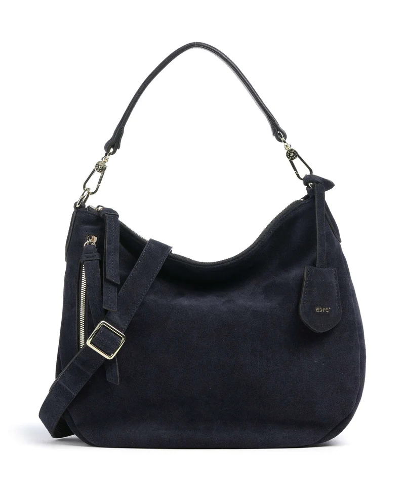 Abro Suede Juna Small Beuteltasche navy