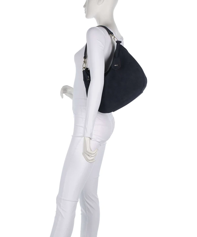 Abro Suede Juna Small Beuteltasche navy