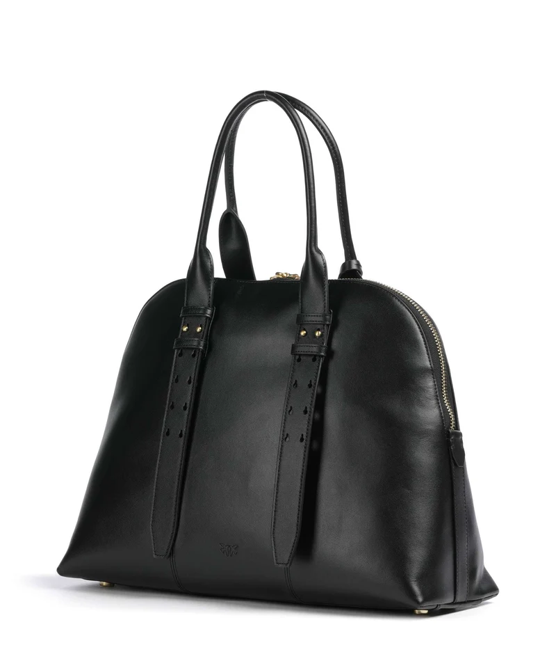 Pinko Handtasche nero limousine/matt gold