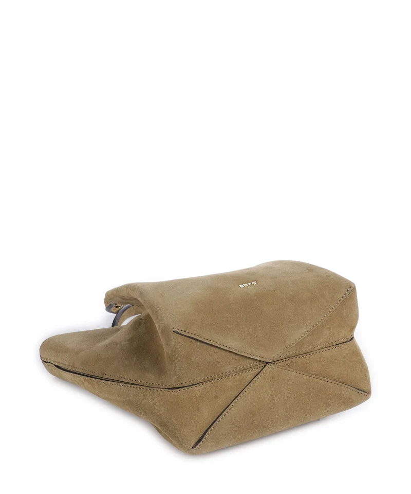Abro Suede Essential Small Handtasche mud