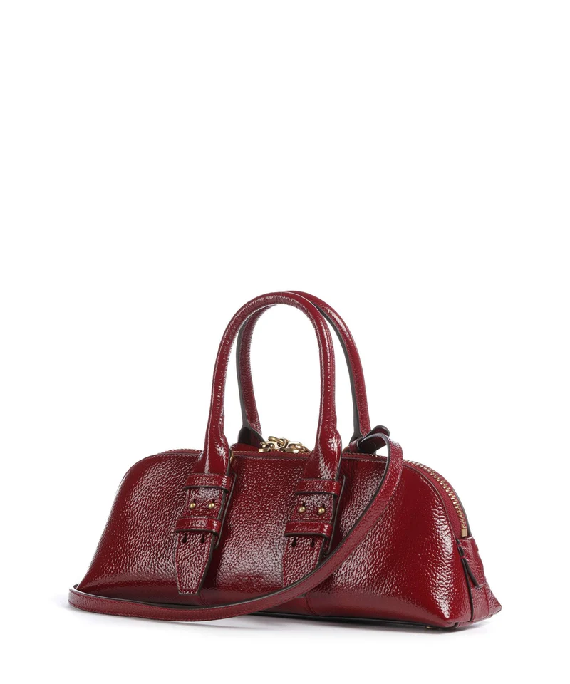 Pinko Bowling Horizontal Handtasche rosso scuro/antique gold
