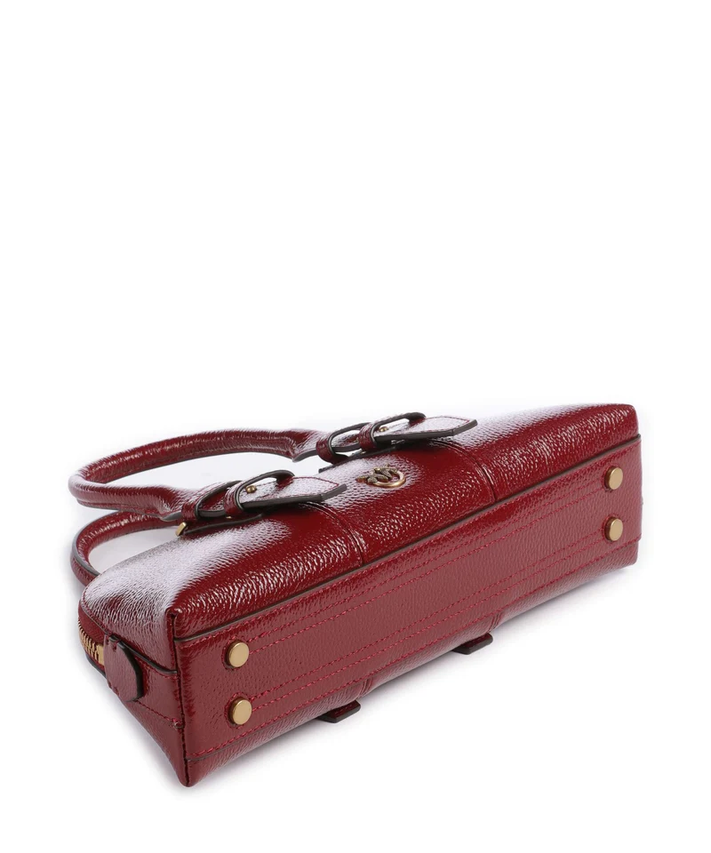 Pinko Bowling Horizontal Handtasche rosso scuro/antique gold