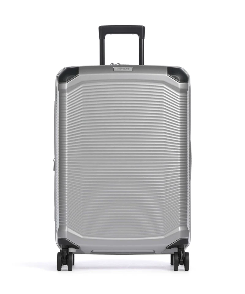 Travelite Millenium 4-Rollen Trolley silver