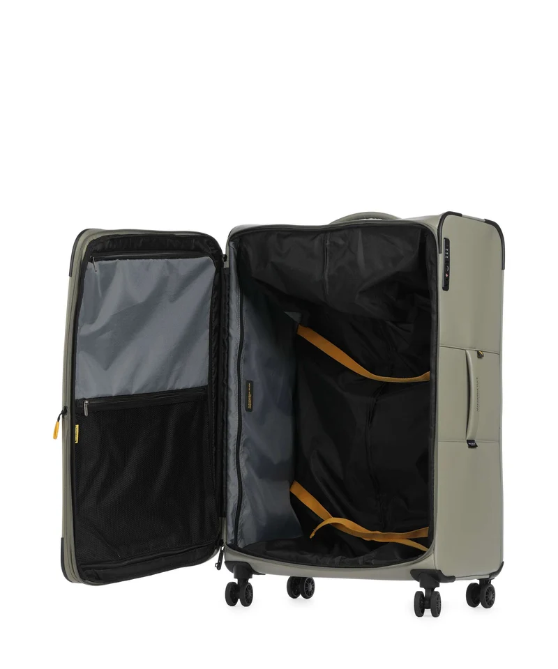 Mandarina Duck Coated 4-Rollen Trolley mud