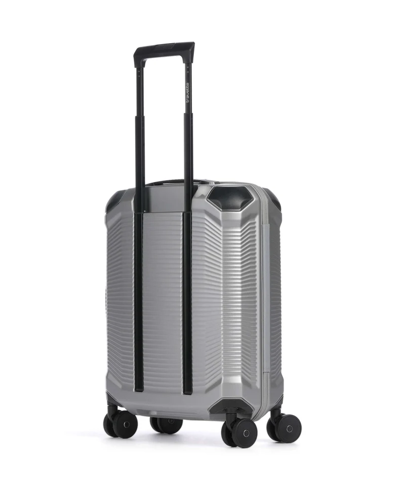 Travelite Millenium 4-Rollen Trolley silver