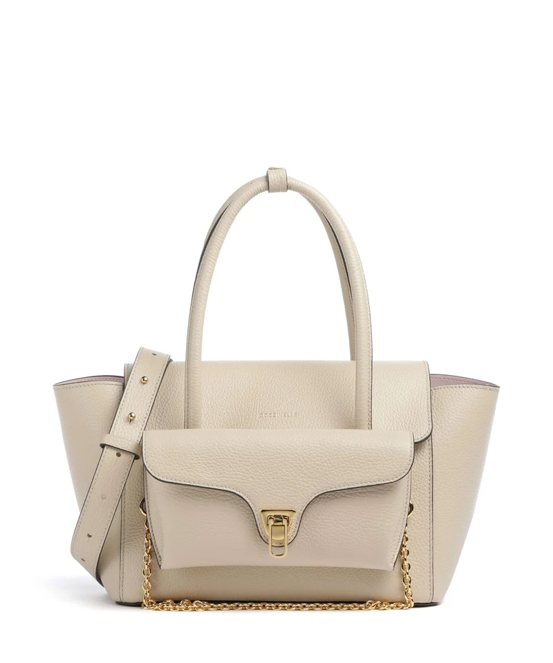 Coccinelle Beat Double Handtasche sandshell
