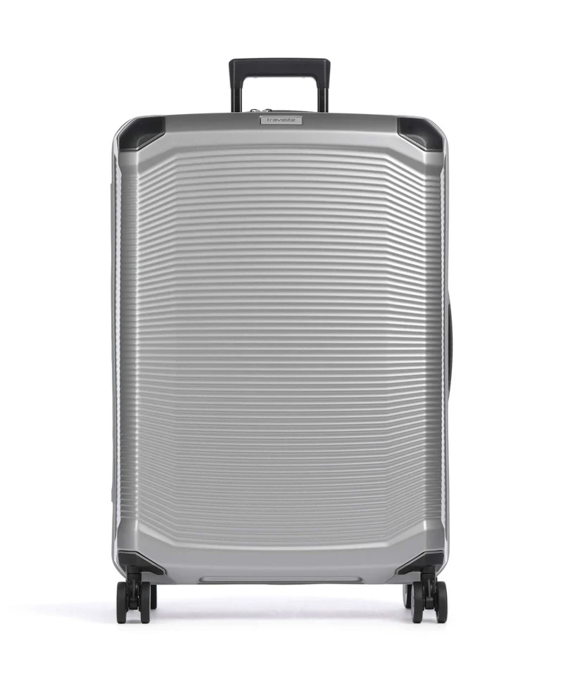 Travelite Millenium 4-Rollen Trolley silver