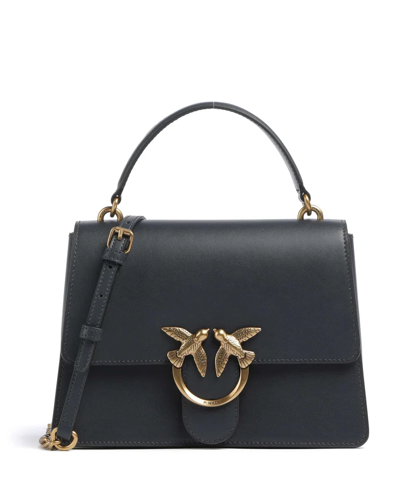 Pinko Love One Classic Handtasche grigio asfalto/antique gold