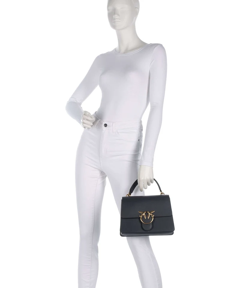 Pinko Love One Classic Handtasche grigio asfalto/antique gold