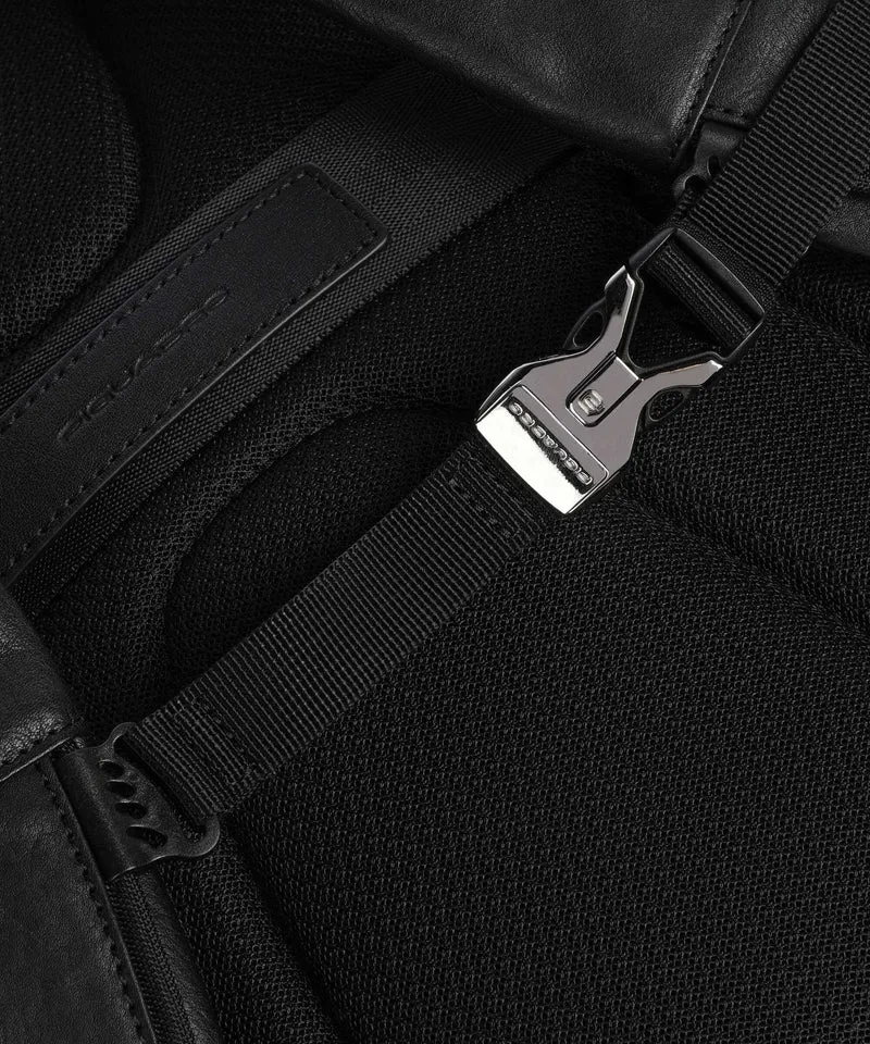 Piquadro Black Square Rucksack nero
