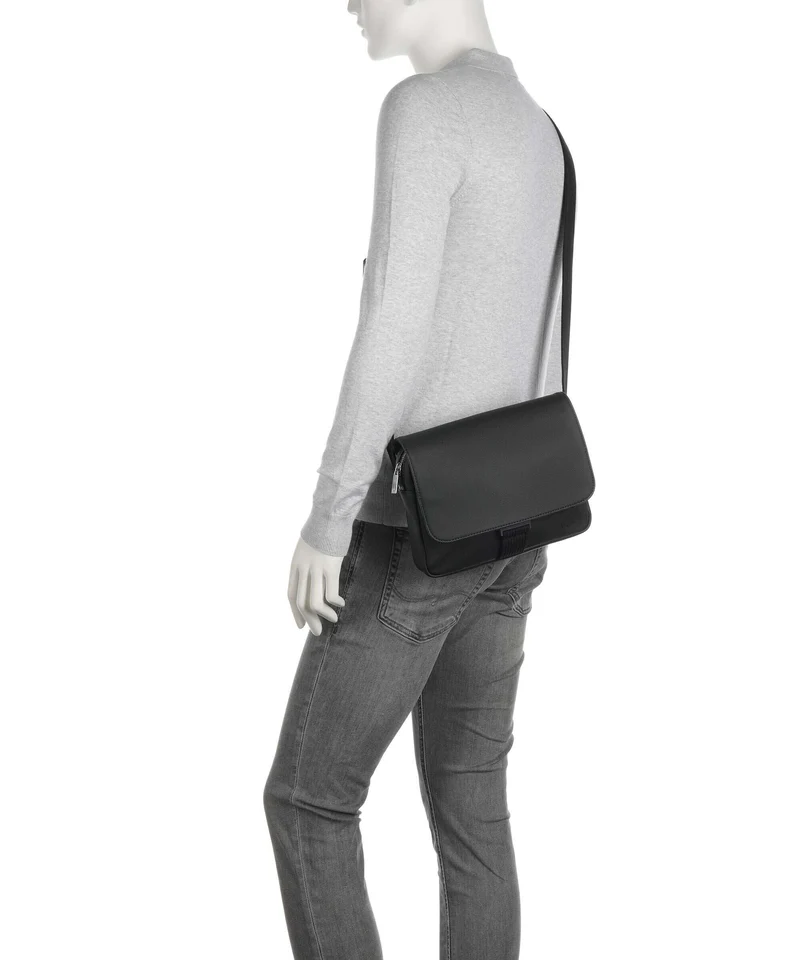 Lacoste Mens Classic Kuriertasche noir