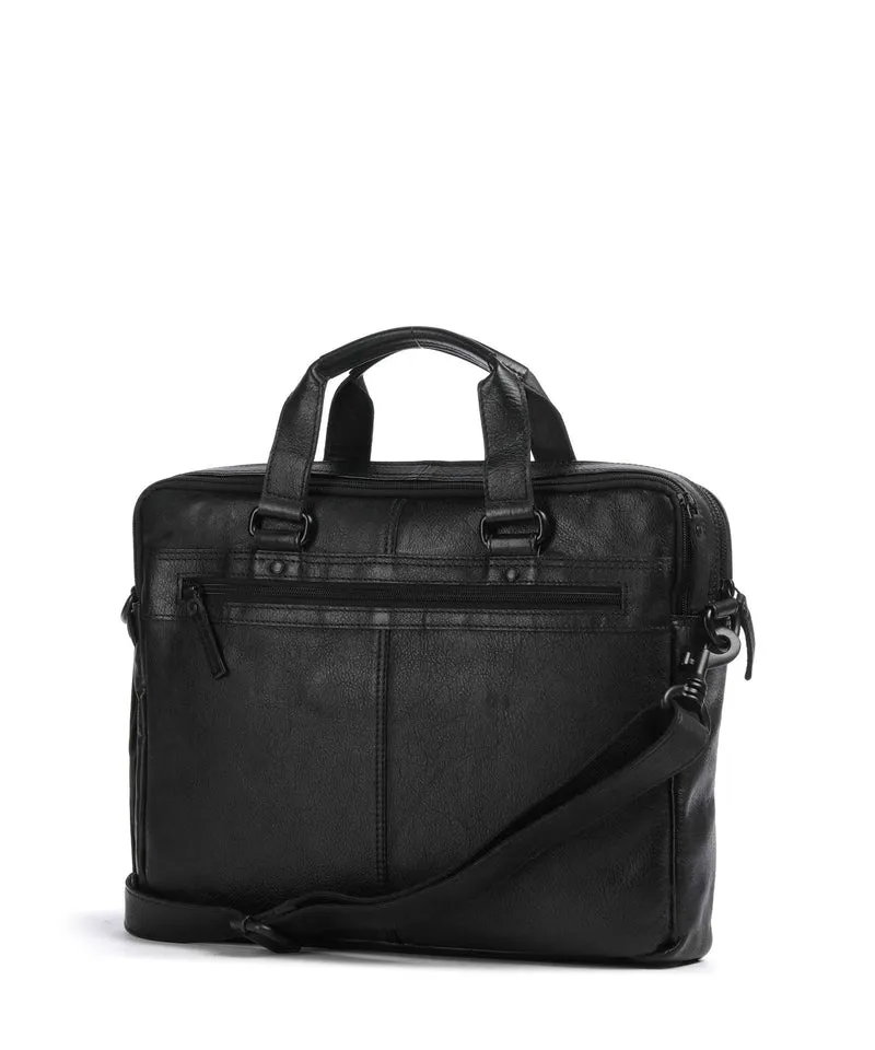 Spikes & Sparrow Apache Brutus Aktentasche schwarz