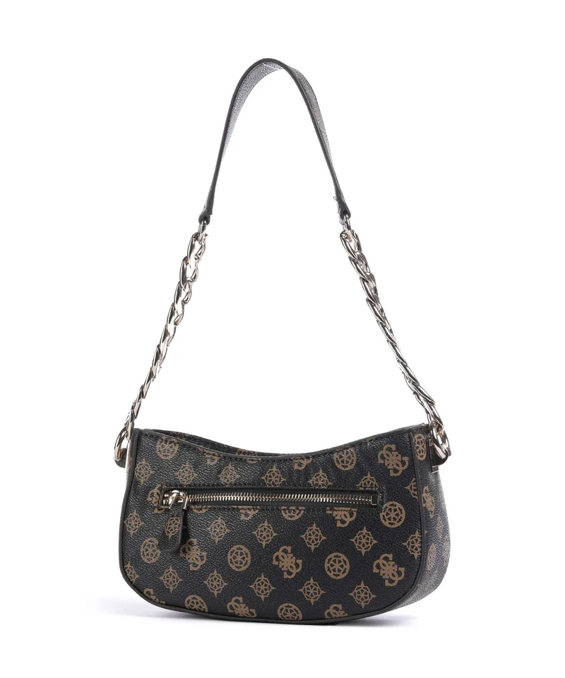 Guess Evelune Schultertasche mocha logo