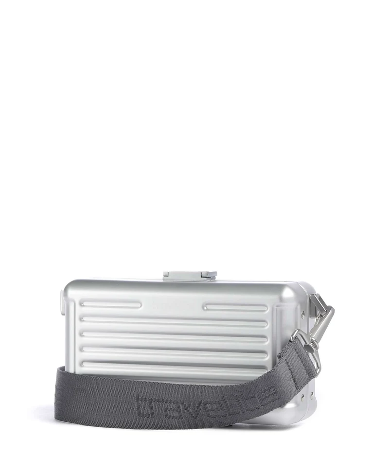 Travelite Next Umhängetasche silber