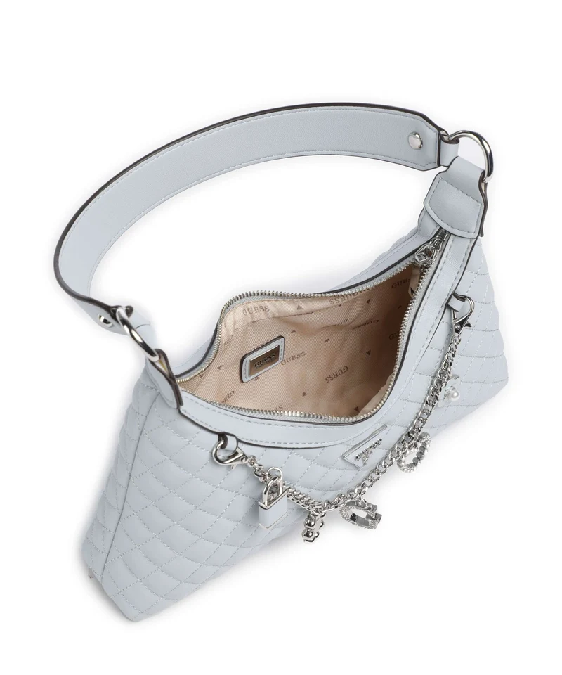 Guess Everlee Schultertasche misty blue