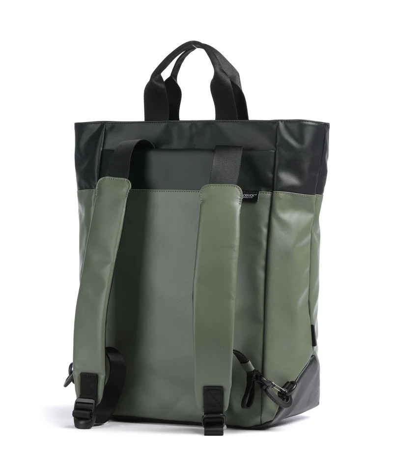 Mandarina Duck Coated Rucksack pine green