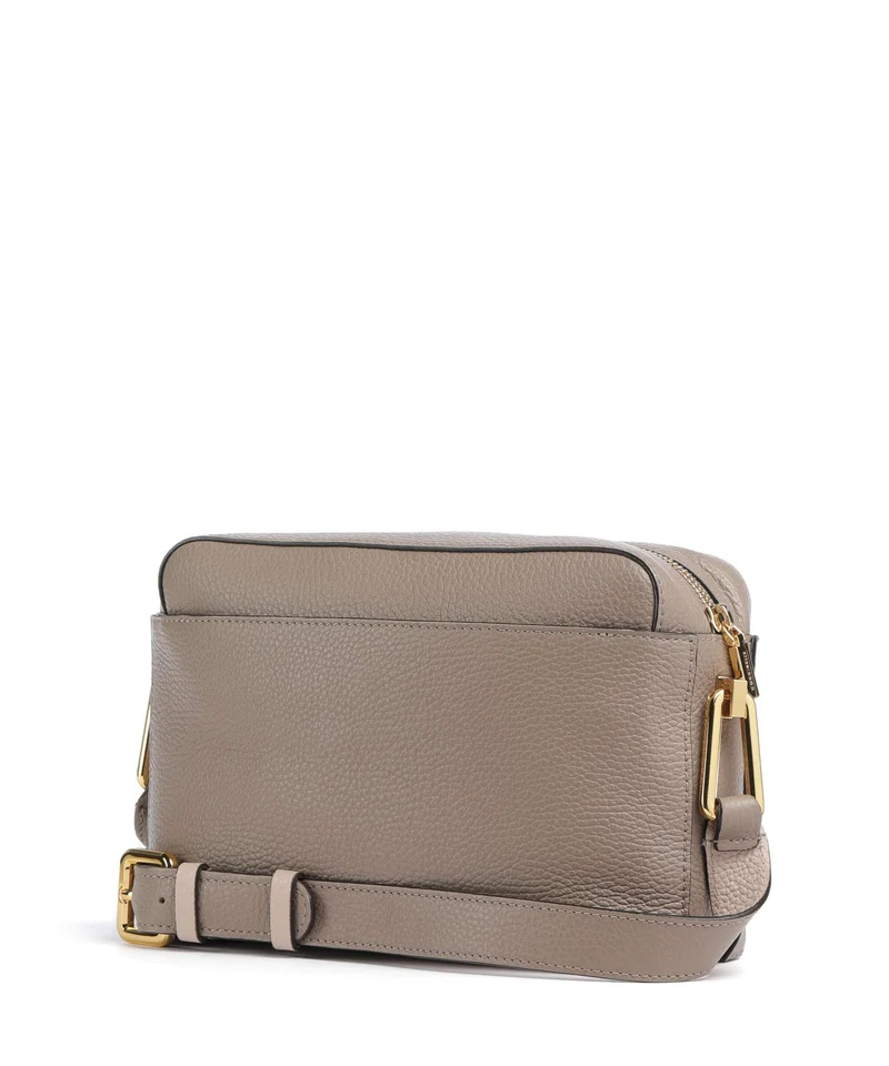 Coccinelle Liya Umhängetasche warm taupe/rosette