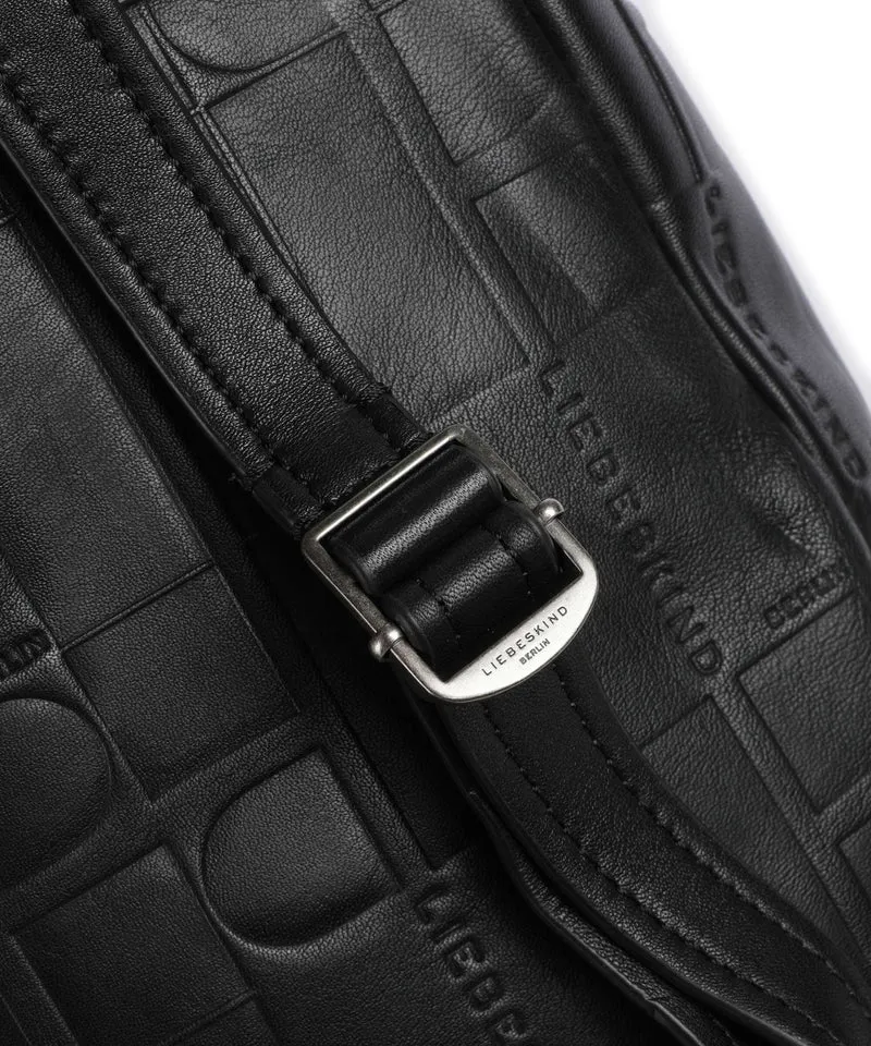Liebeskind Hera Monogram Sheep Natural M Rucksack black