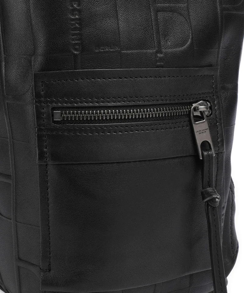 Liebeskind Hera Monogram Sheep Natural M Rucksack black