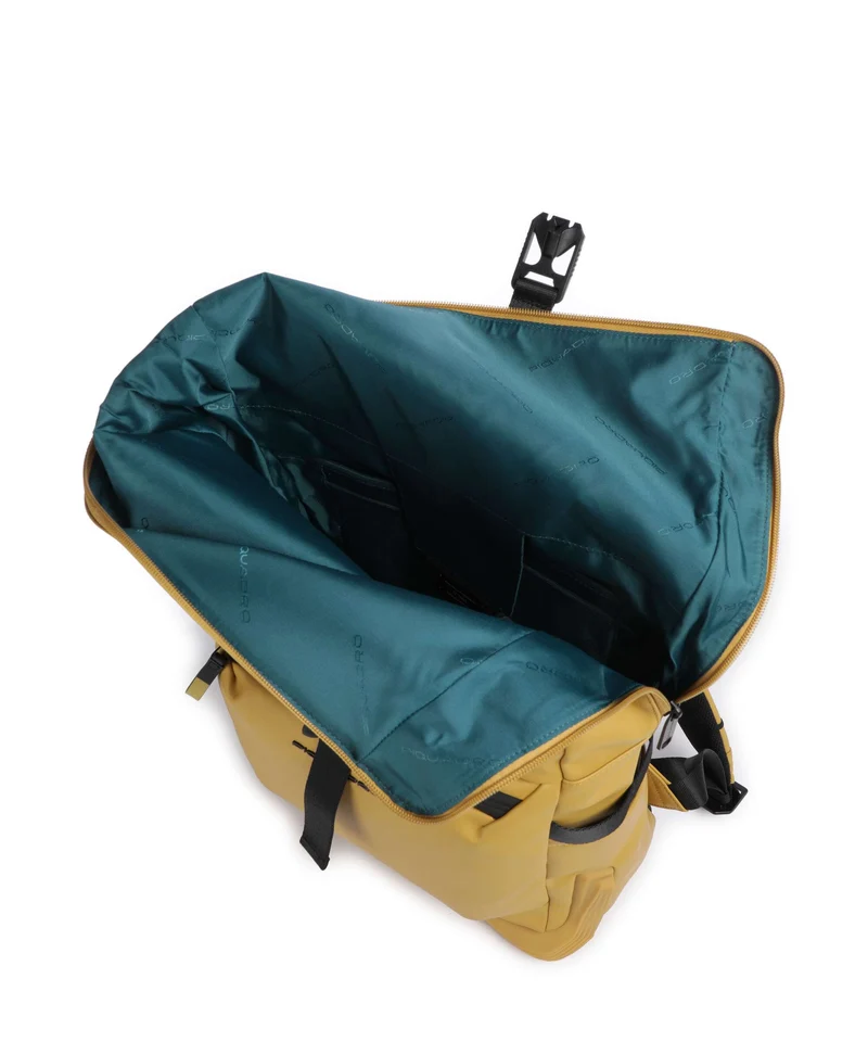Piquadro Corner 2.0 Rolltop Rucksack ocra