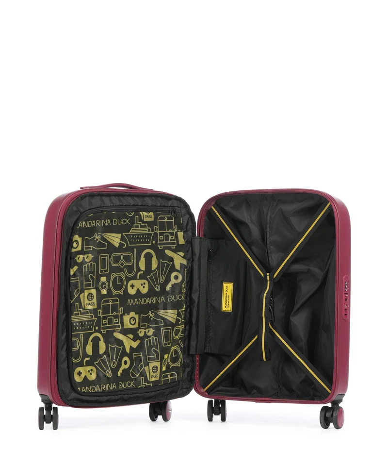 Mandarina Duck Logoduck+ 4-Rollen Trolley grape