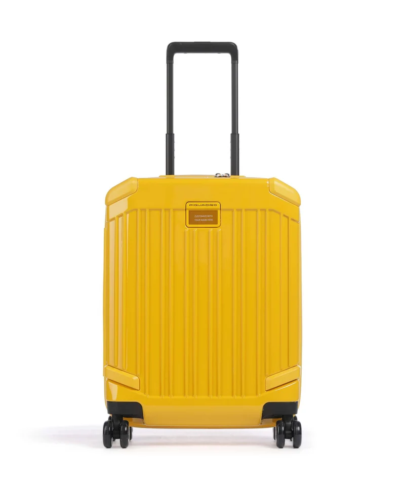 Piquadro POP 4-Rollen Trolley yellow