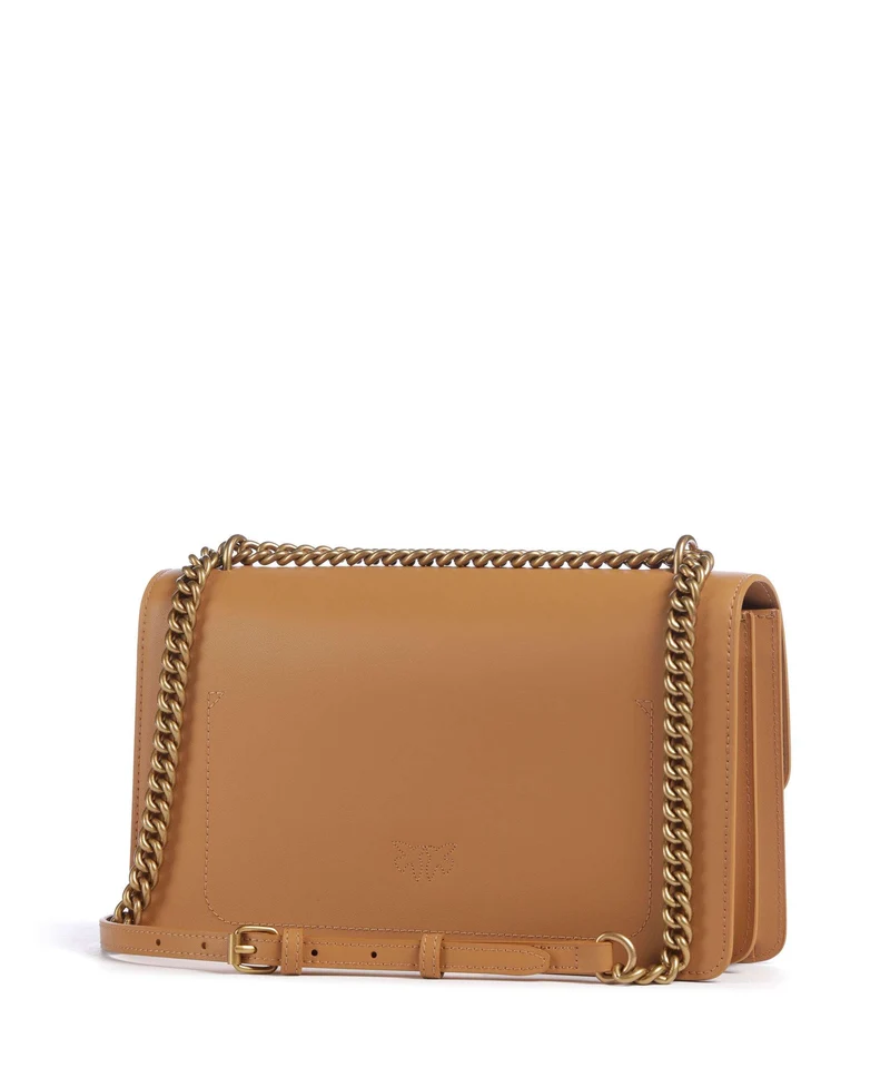 Pinko Love One Classic Schultertasche torrone/antique gold