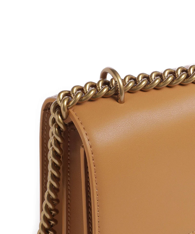 Pinko Love One Classic Schultertasche torrone/antique gold