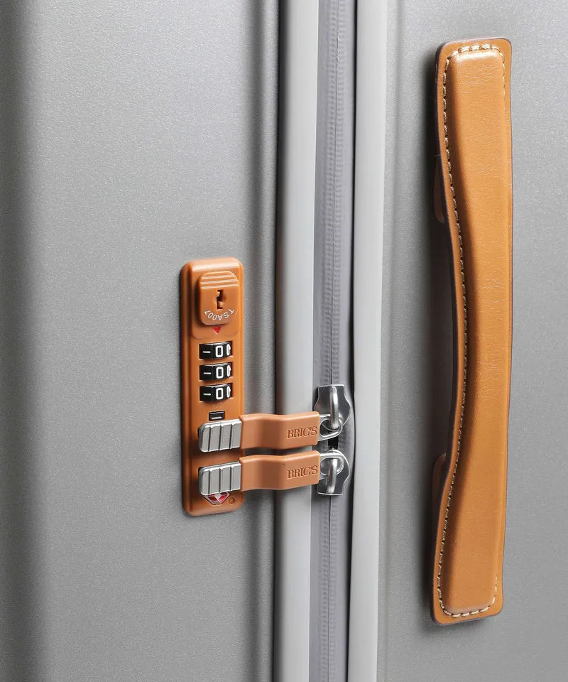 Brics Amalfi 4-Rollen Trolley silver
