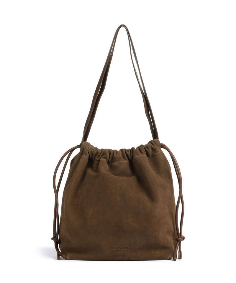 Liebeskind Lya Suede M Bucket Handtasche safari