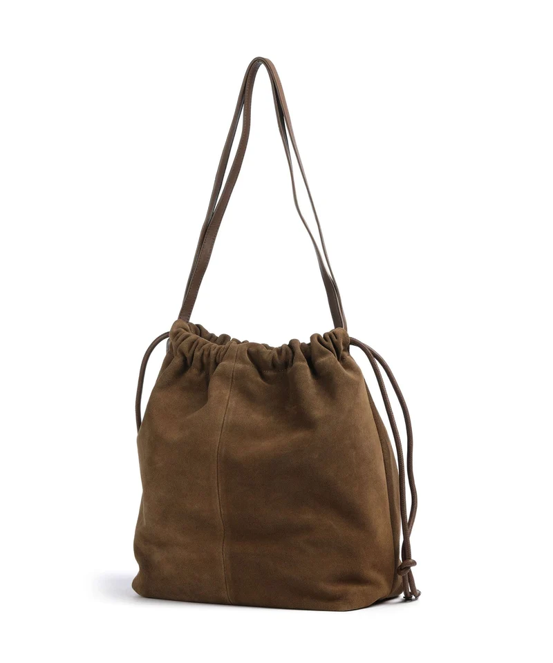 Liebeskind Lya Suede M Bucket Handtasche safari