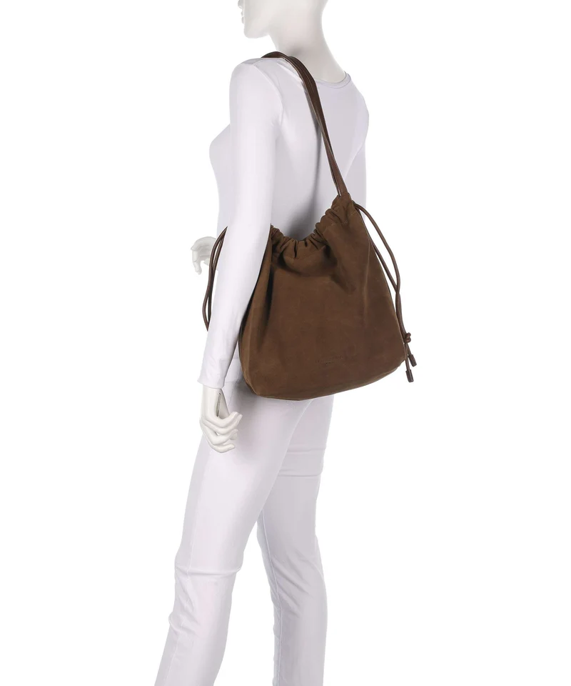 Liebeskind Lya Suede M Bucket Handtasche safari