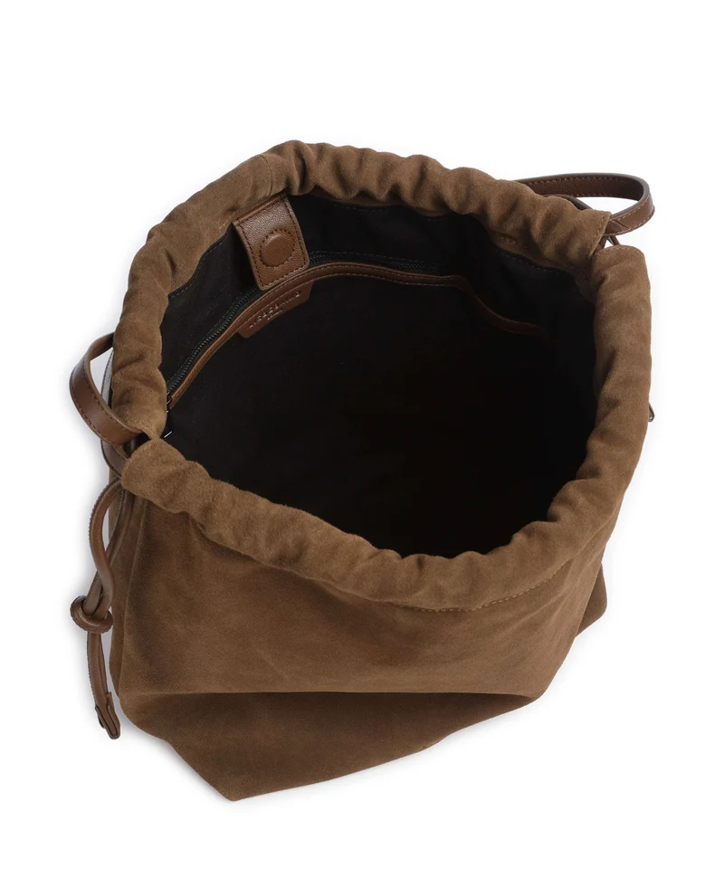 Liebeskind Lya Suede M Bucket Handtasche safari