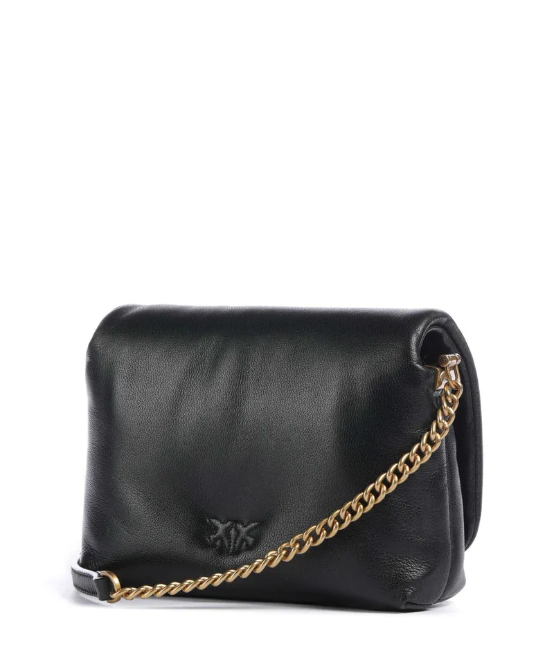 Pinko Love Click Puff Baby Umhängetasche nero/antique gold