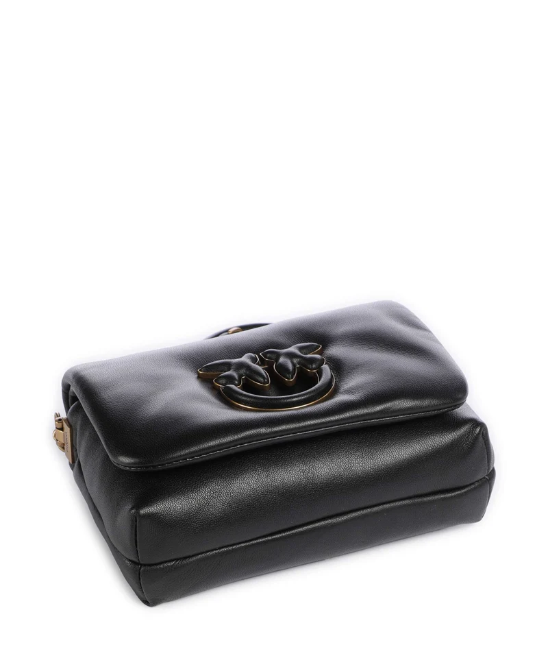 Pinko Love Click Puff Baby Umhängetasche nero/antique gold