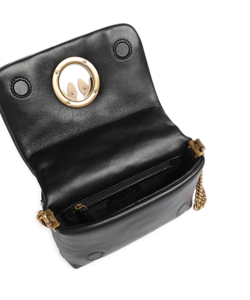 Pinko Love Click Puff Baby Umhängetasche nero/antique gold