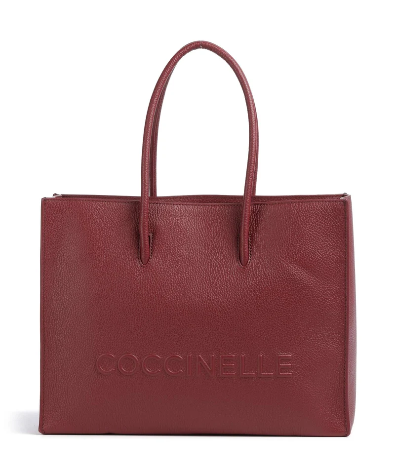 Coccinelle Myrtha Maxi Logo Shopper ribes