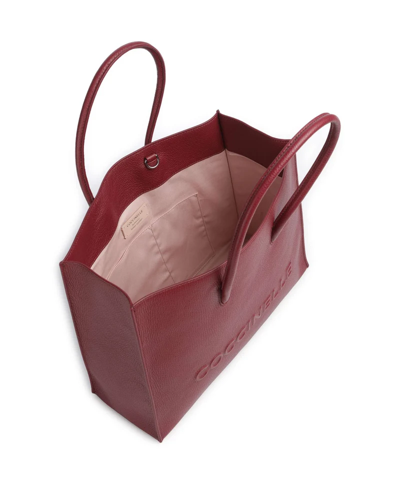 Coccinelle Myrtha Maxi Logo Shopper ribes