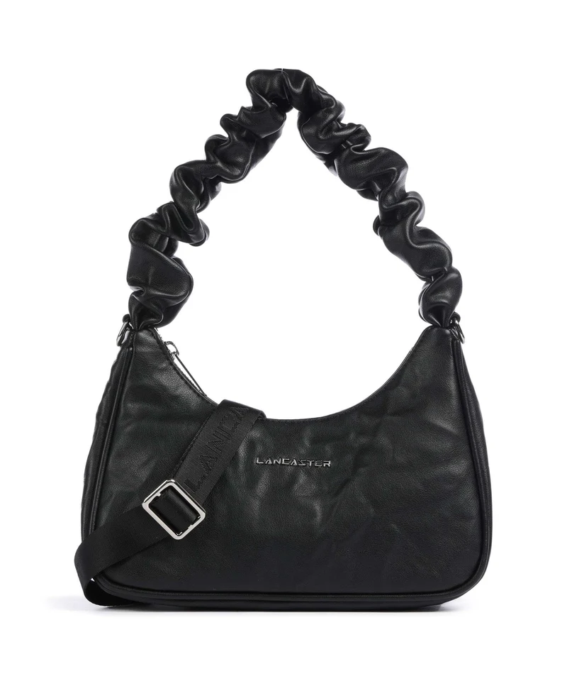 Lancaster Actual Froissé Schultertasche noir