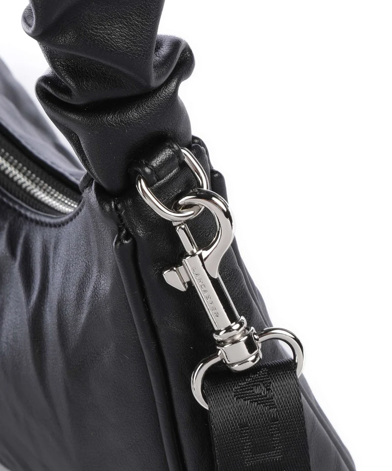 Lancaster Actual Froissé Schultertasche noir