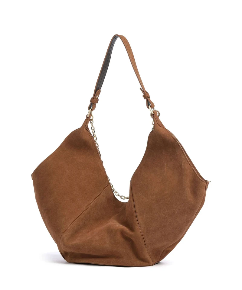 Les Visionnaires Amelie Cozy Chain Beuteltasche cognac