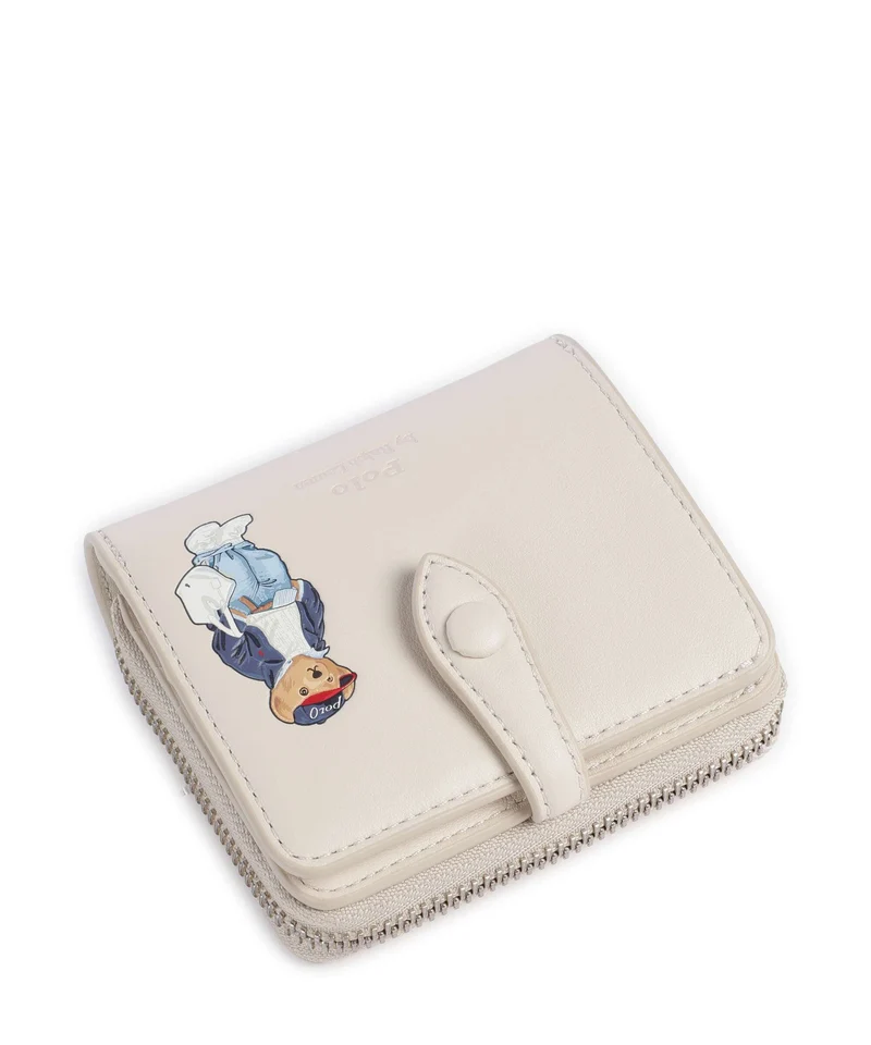 Polo Ralph Lauren Bear Spring Geldbörse cream