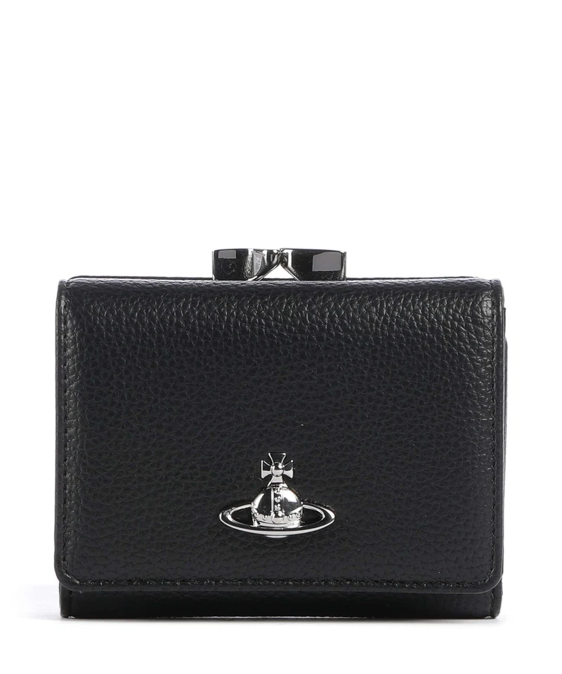 Vivienne Westwood Frame Grain Small Geldbörse black