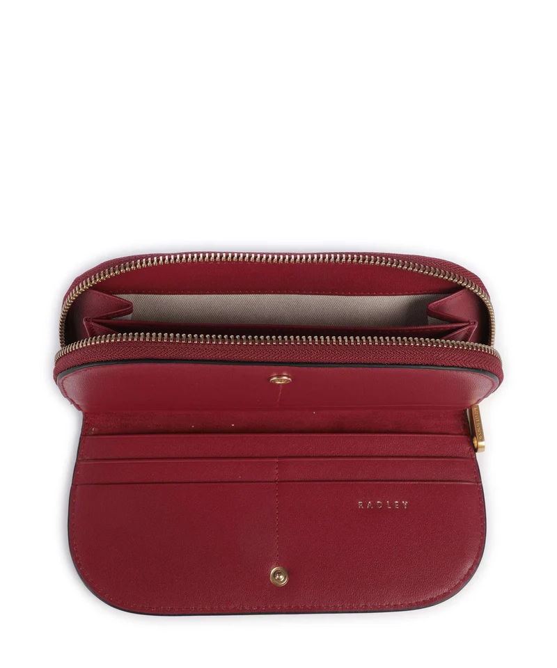 Radley London Liverpool Street Geldbörse cranberry
