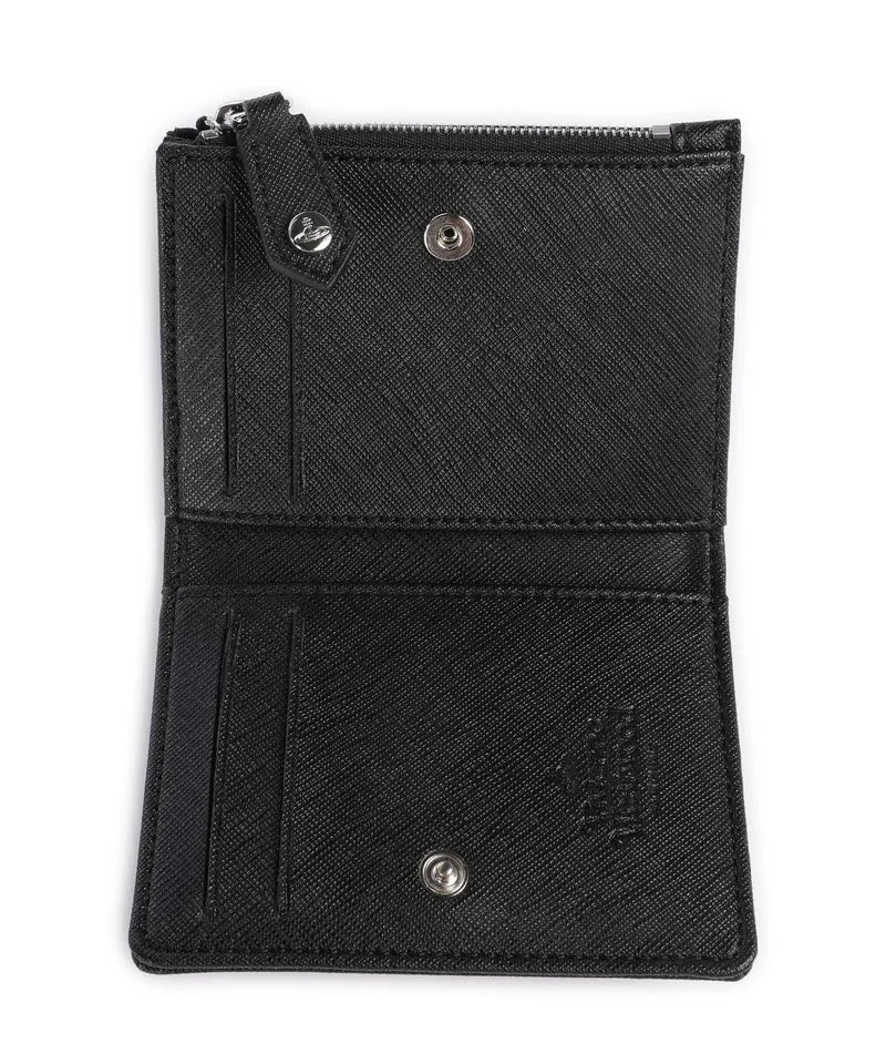 Vivienne Westwood Saffiano Plain Slim Kreditkartenetui black