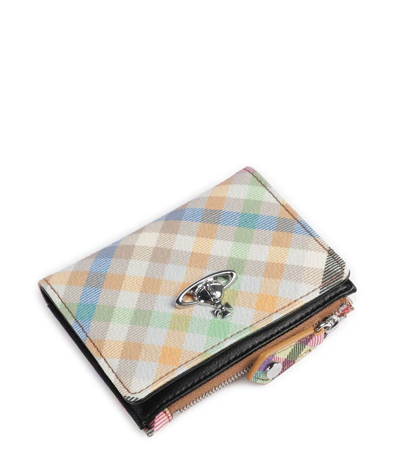 Vivienne Westwood Buccia D'Arancia Slim Kreditkartenetui heather plaid