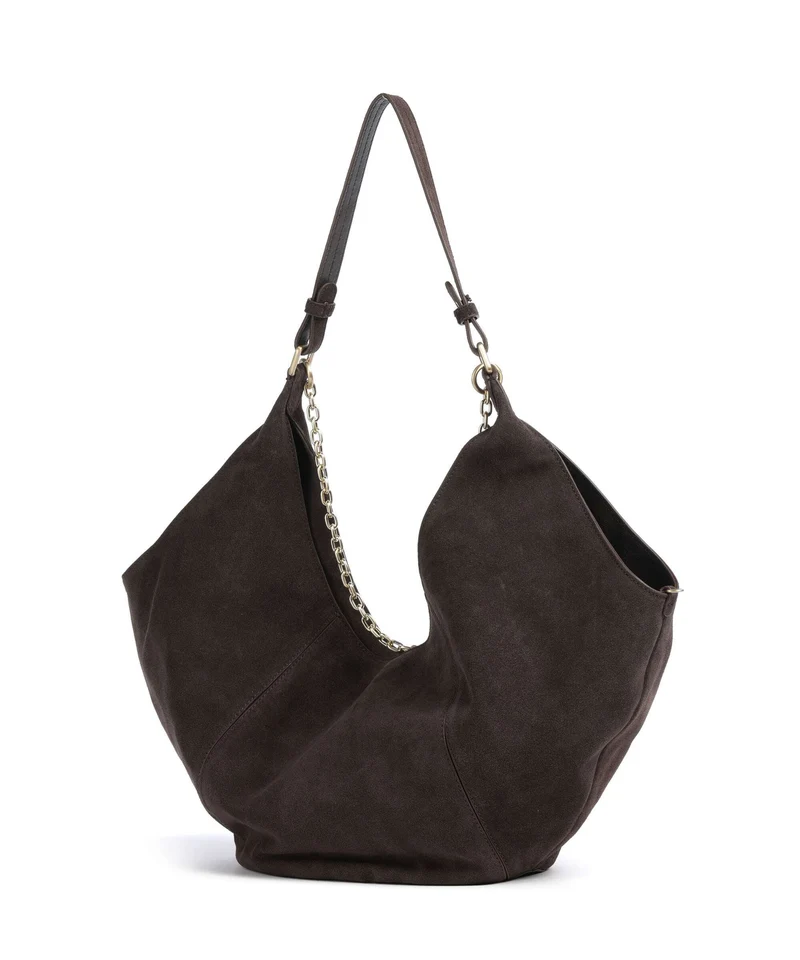 Les Visionnaires Amelie Cozy Chain Beuteltasche dark brown