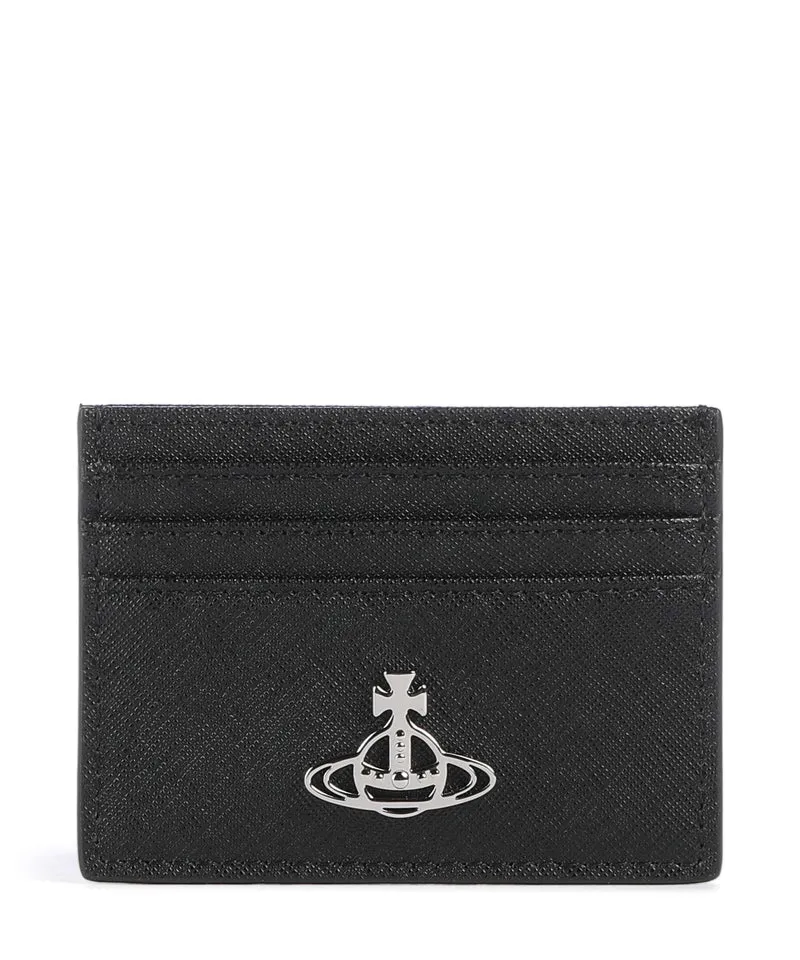 Vivienne Westwood Saffiano Kreditkartenetui black