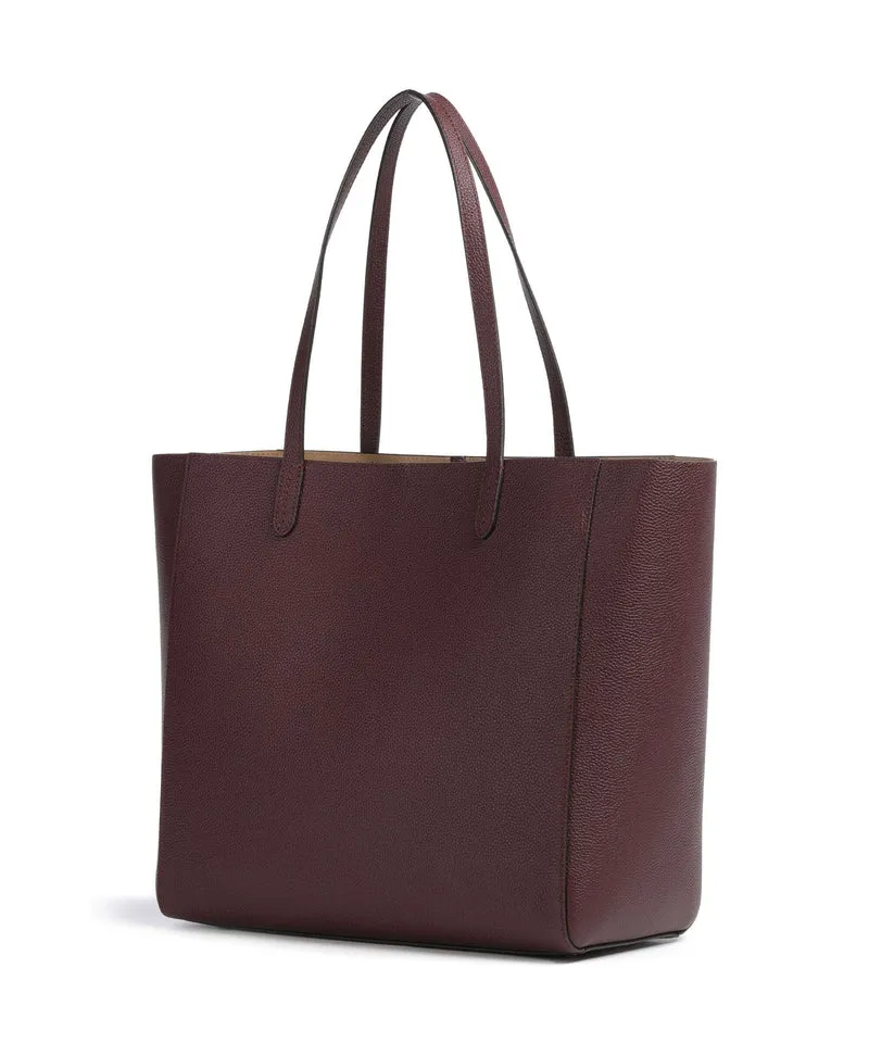 Lauren Ralph Lauren Cameryn Large Shopper dark garnet