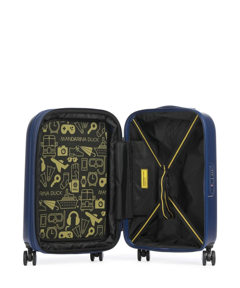 Mandarina Duck Logoduck+ 4-Rollen Trolley deep blue